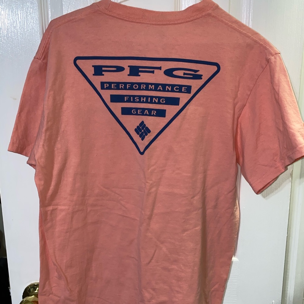 Columbia PFG t-shirt coral
